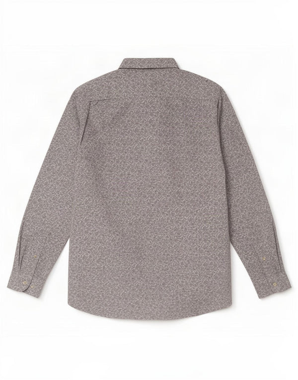 Ted Baker Herrenhemd, Größe 7 3XL, blaues Blumenmuster, Baumwolle