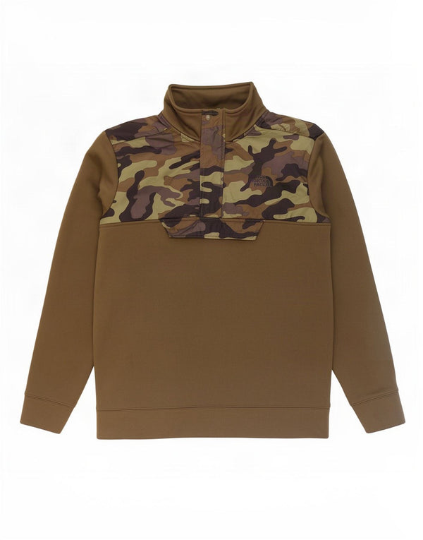 The North Face Jungen-Sweatshirt-Pullover, 14–15 Jahre, XL, Khaki-Tarnung