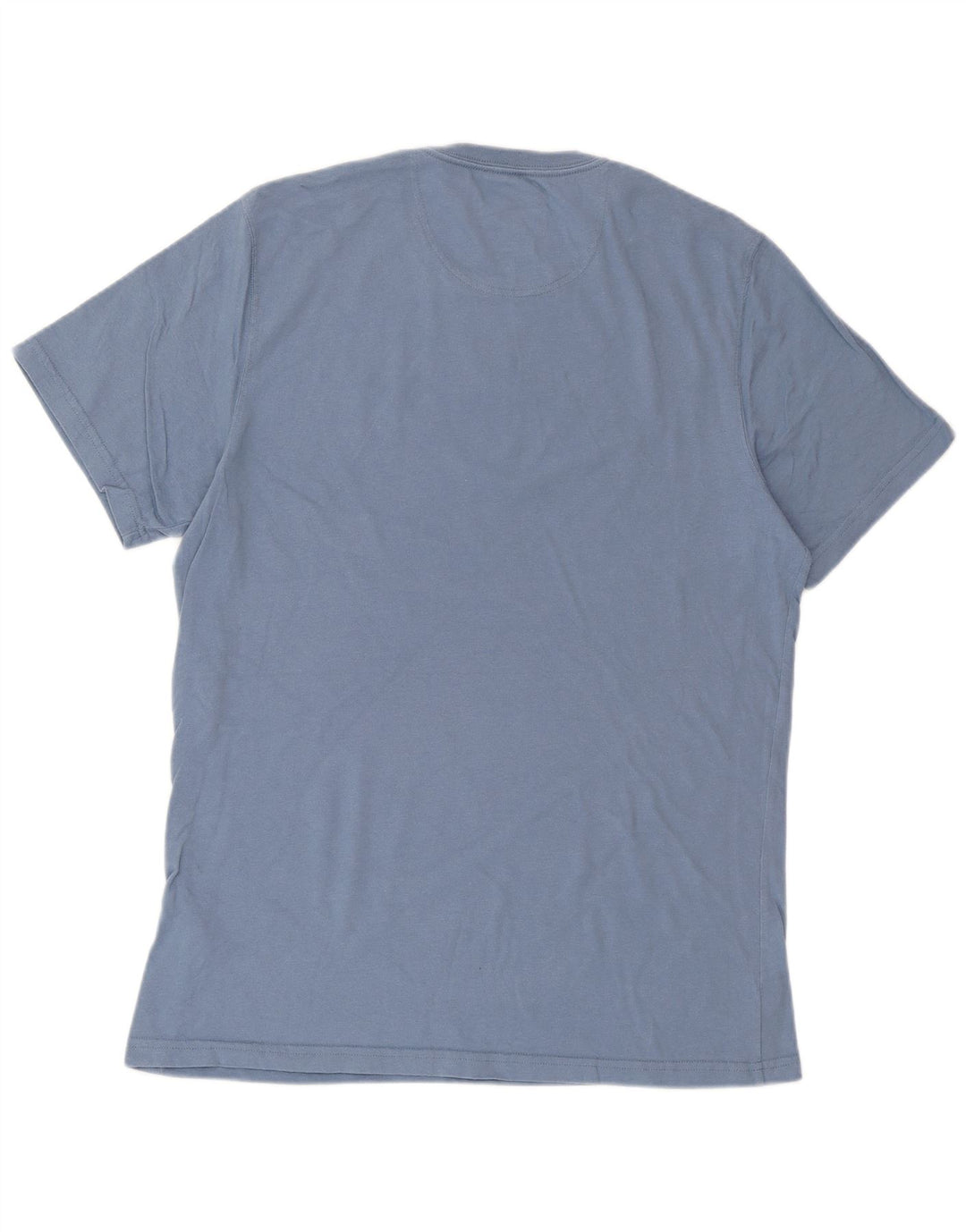 BARBOUR Tailored Fit T-Shirt-Oberteil für Herren aus mittelblauer Baumwolle