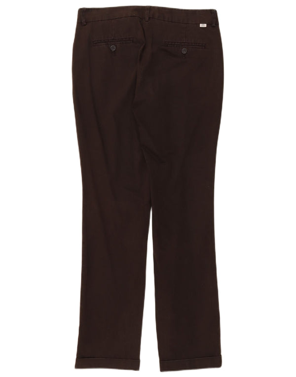 Cerruti 1881 Damen gerade Anzughose IT 42 Medium W30 L29 Braun