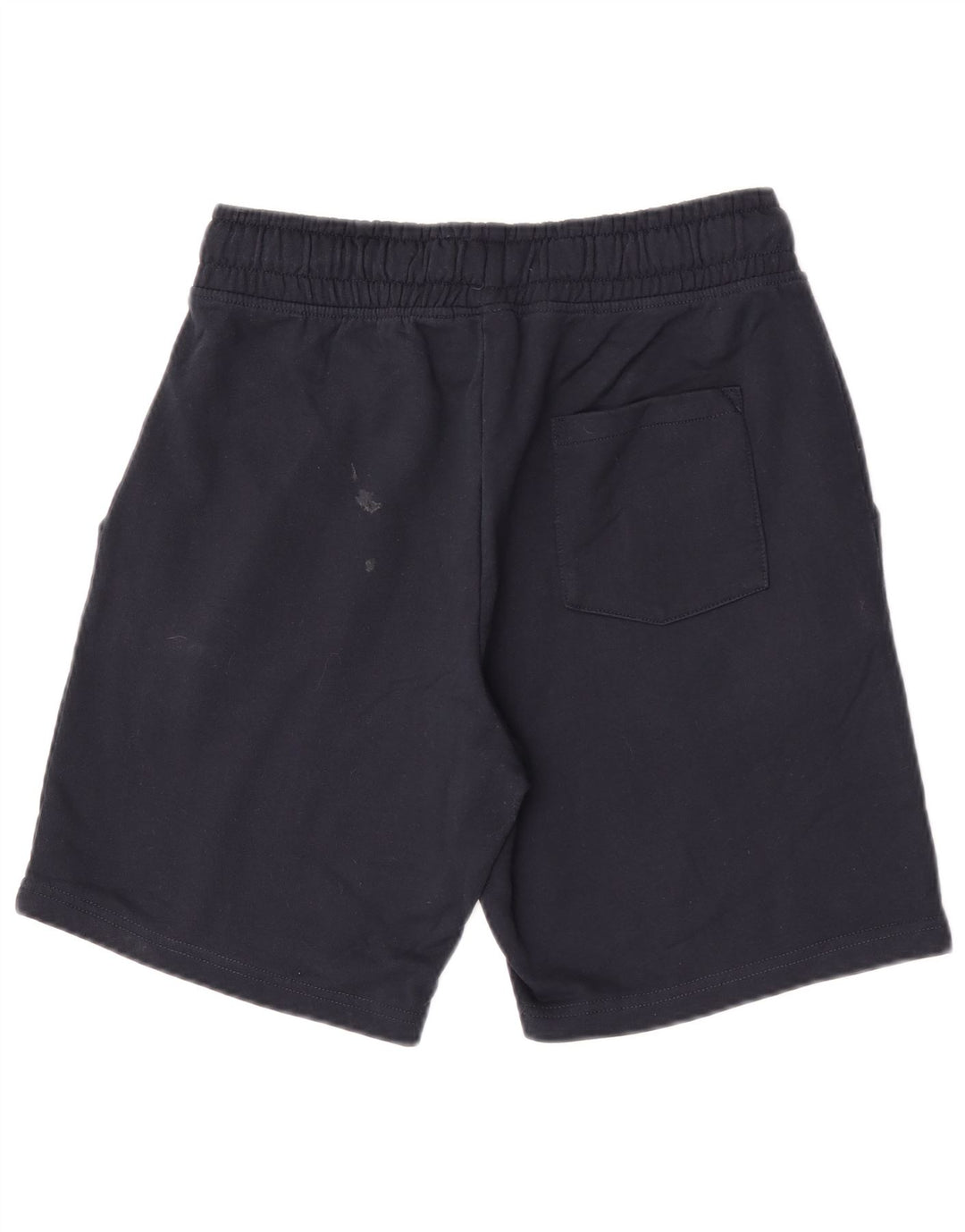 Vintage Herren-Sportshorts mit Grafik, mittlere marineblaue Baumwolle