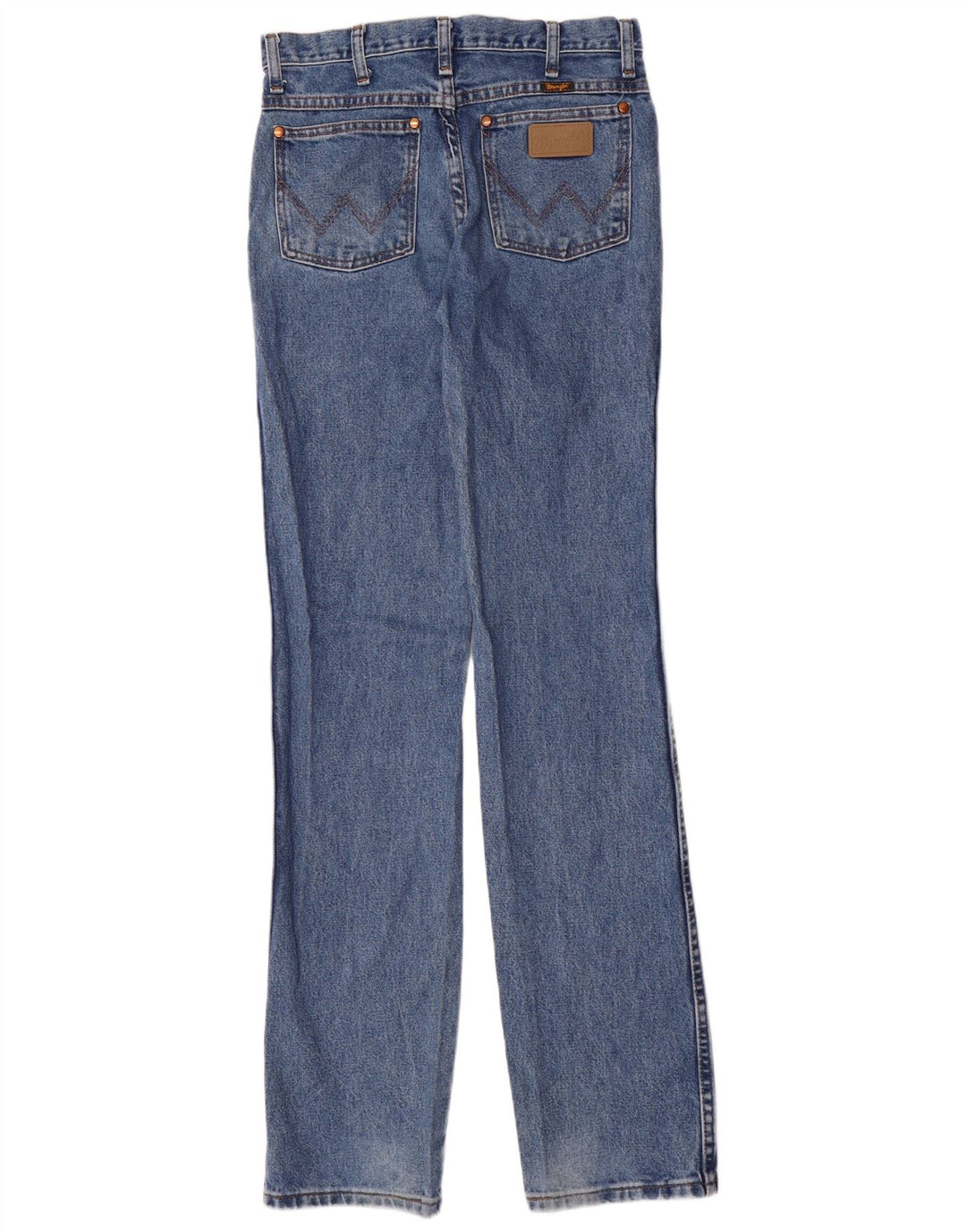 Wrangler Damen Straight Jeans W29 L36 Blaue Baumwolle