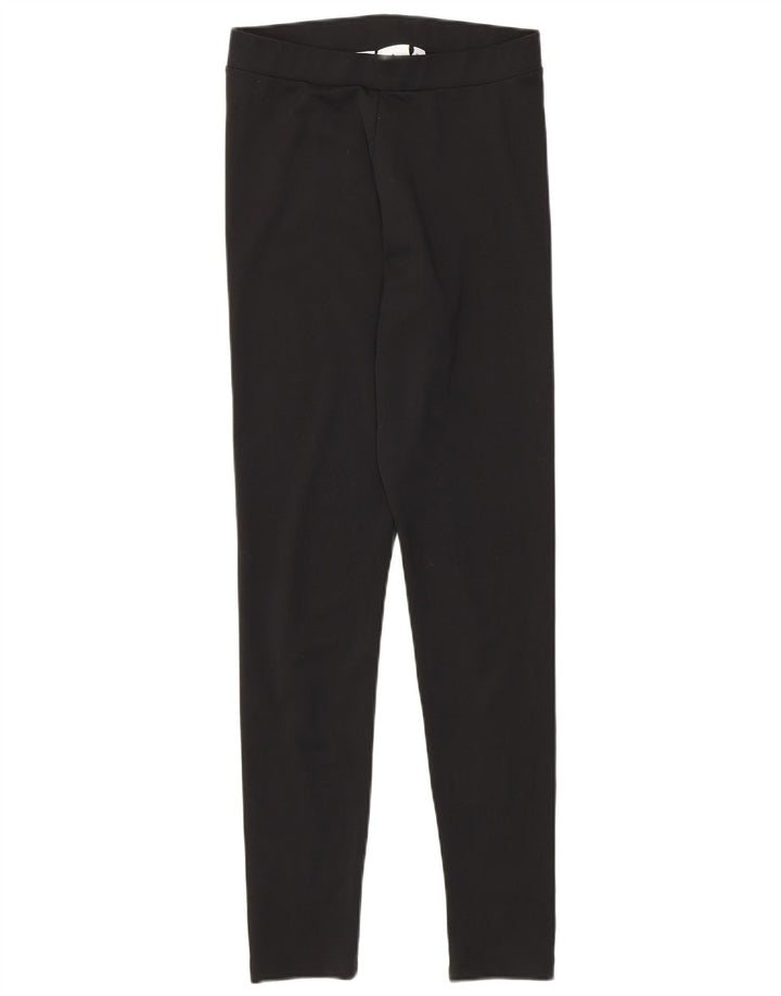 Adidas Damen Leggings UK 10 Small Schwarz Polyester