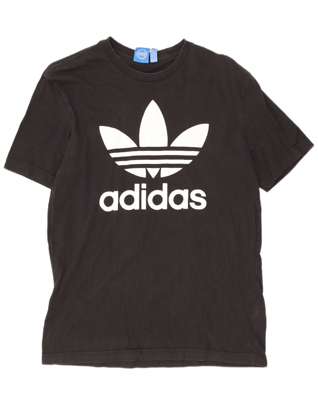 Adidas Herren Grafik T-Shirt Top Medium Schwarz Baumwolle