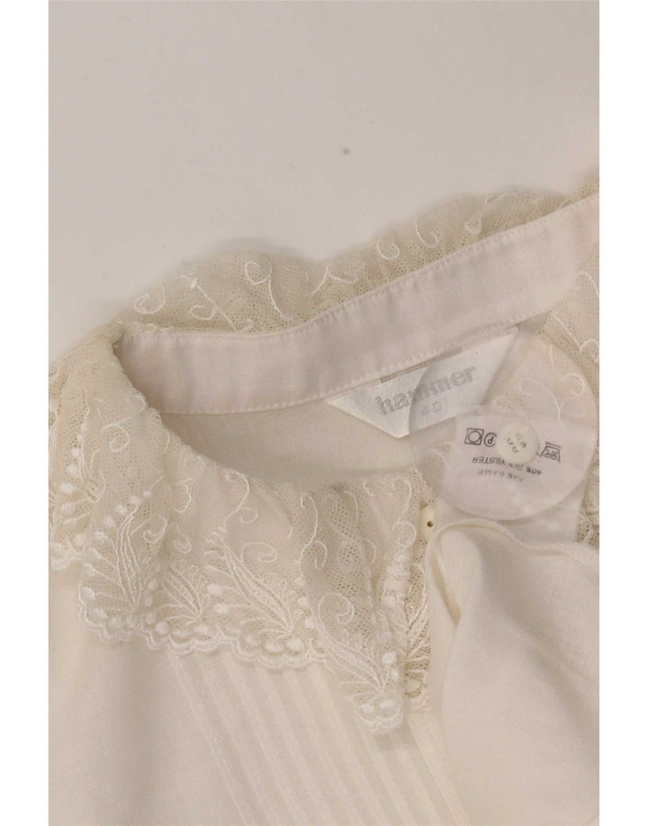 Hammer Damen Hemdbluse EU 40 Mittelweiß Ramie