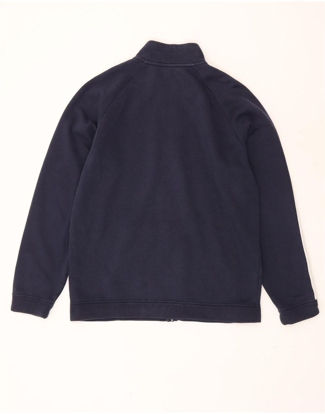 Nike Herren-Trainingsanzugoberteil, große marineblaue Colourblock-Baumwolle