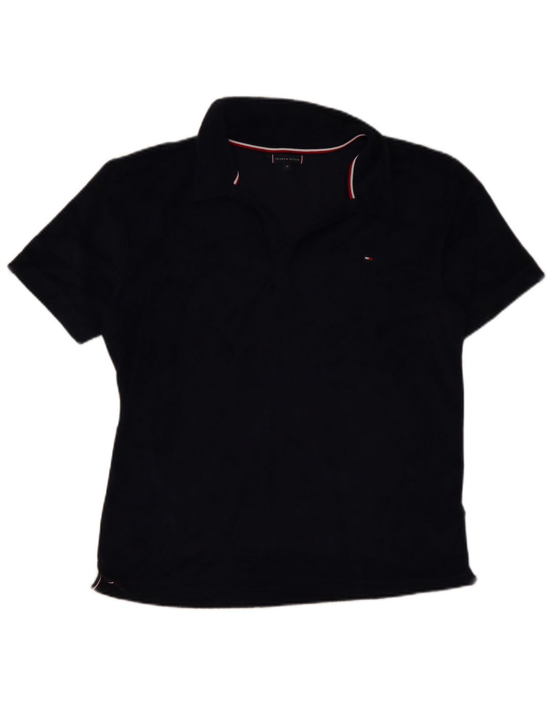 TOMMY HILFIGER Herren Poloshirt Medium Marineblau Baumwolle