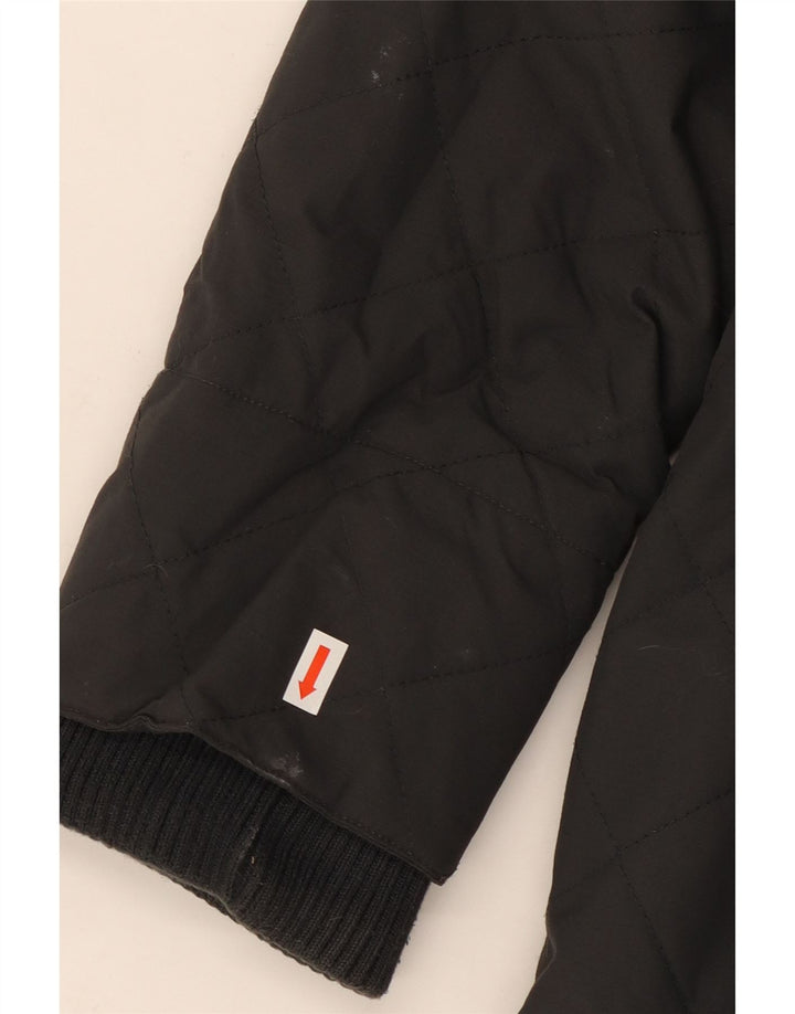 Superdry Herren-Windbreakerjacke mit Kapuze, UK 40, großes graues Nylon