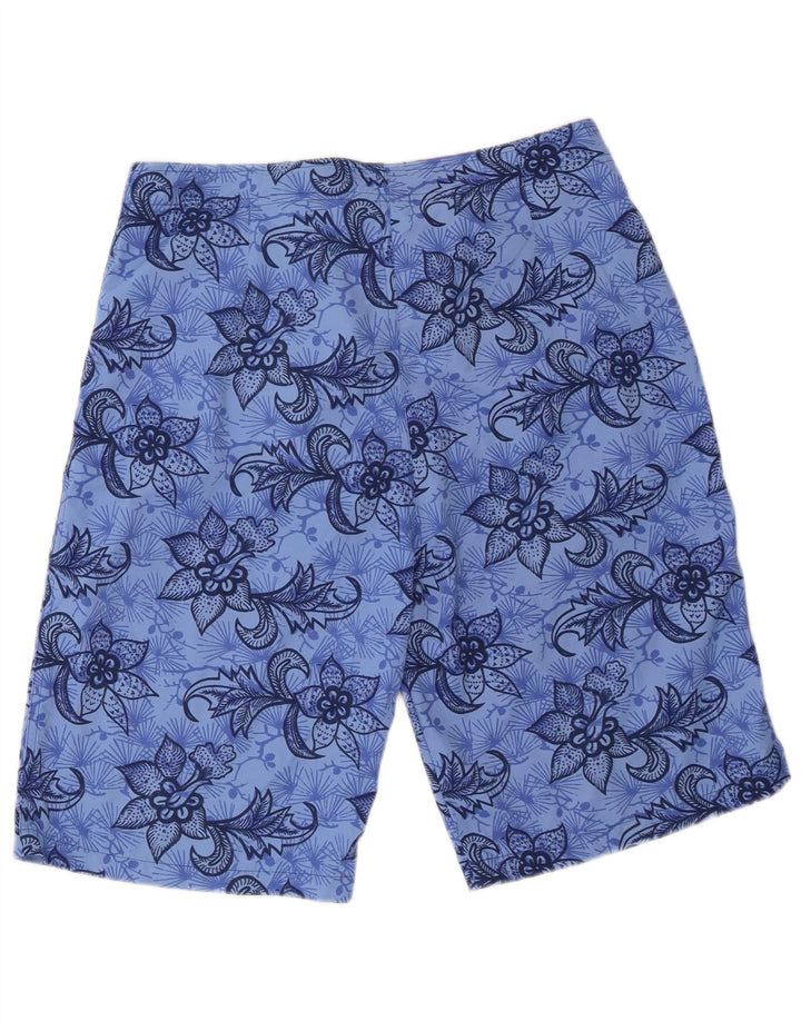 Champion Herren-Badeshorts, groß, blau, geblümt, Polyamid, Strand