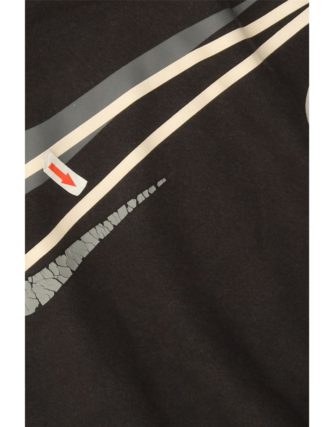 Nike Herren-Sweatshirt mit Grafik, Größe S, Schwarz, Baumwolle