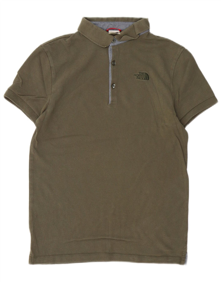 The North Face Herren Poloshirt Small Khaki