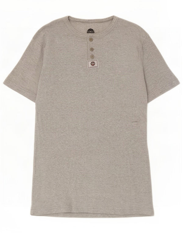 Vintage Herren T-Shirt Top Groß Grau