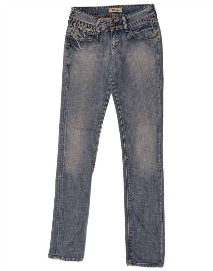 Levi's Damen 571 Low Waist Slim Jeans W26 L34 Blau