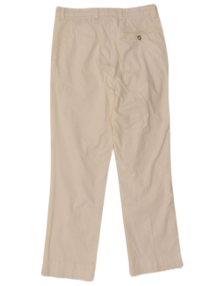 Dolce & Gabbana Damen Gerade Anzughose W30 L27 Weiß