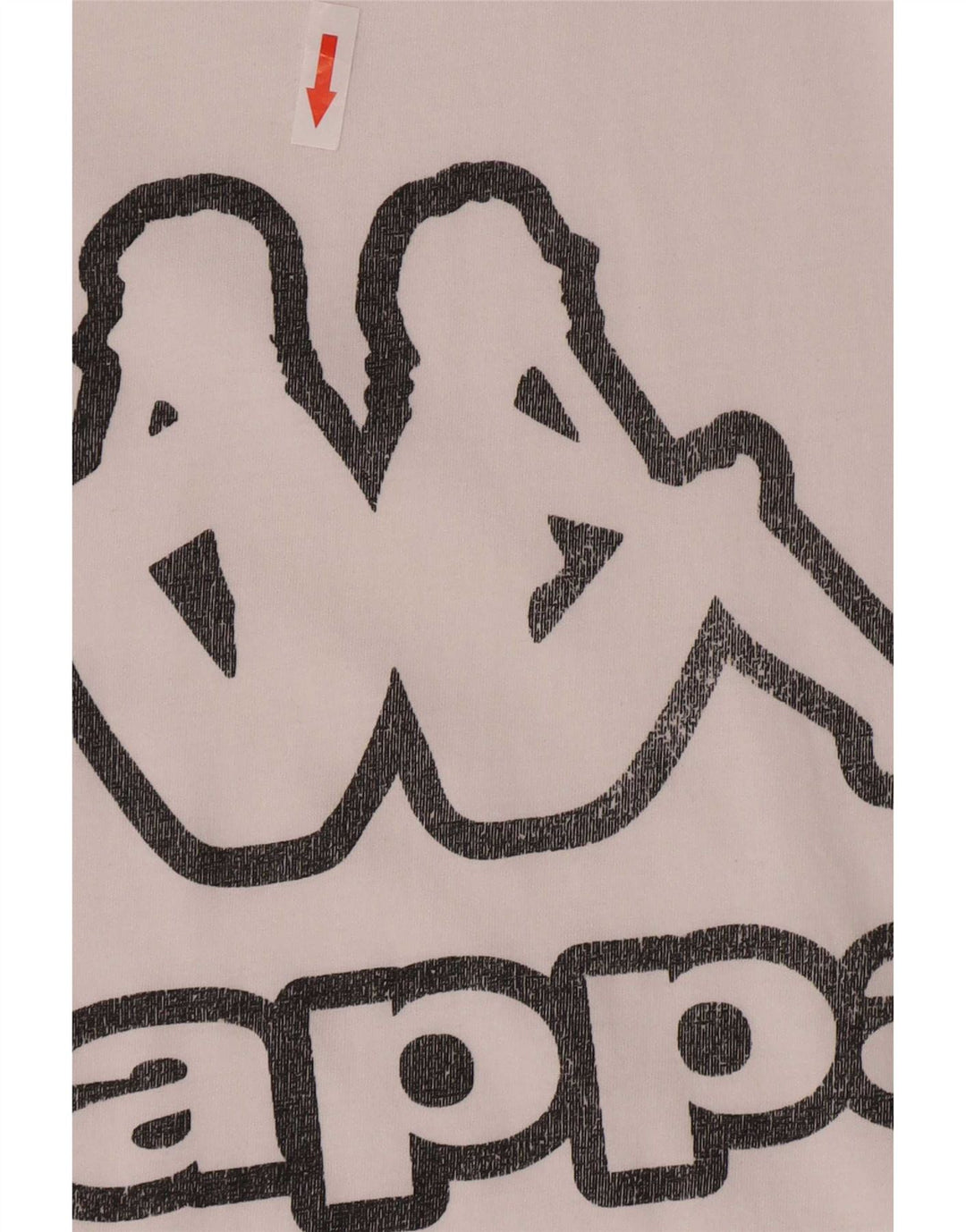 Kappa Herren Grafik T-Shirt Top 4XL Weiße Baumwolle