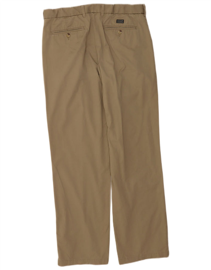 Marks & Spencer Herren-Anzughose mit Pegged-Anzug, W36, L33, beige Baumwolle