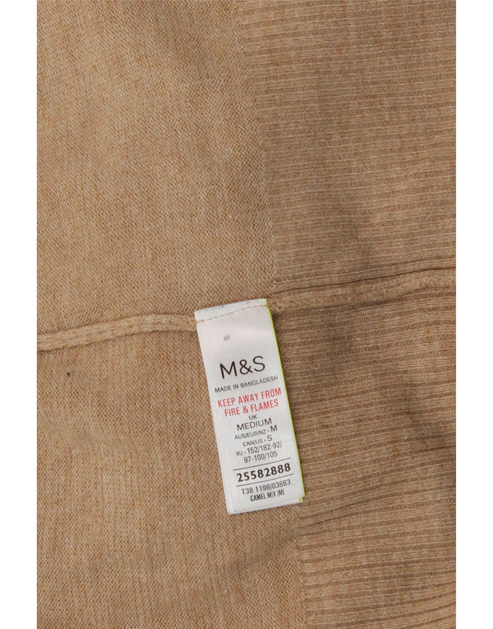 Marks & Spencer Rollkragenpullover für Damen, Gr. 14, Mittelbeige