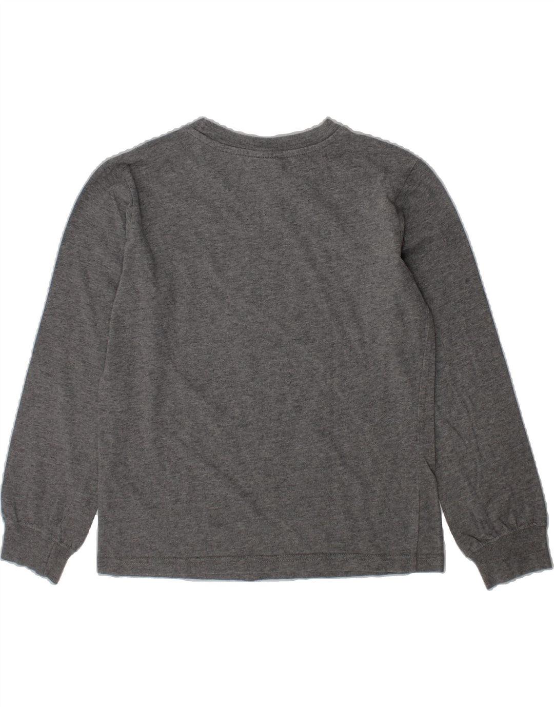 CHAMPION Boys Graphic Top Long Sleeve 7-8 Years Small Grey Vintage Champion and Second-Hand Champion from Messina Hembry 