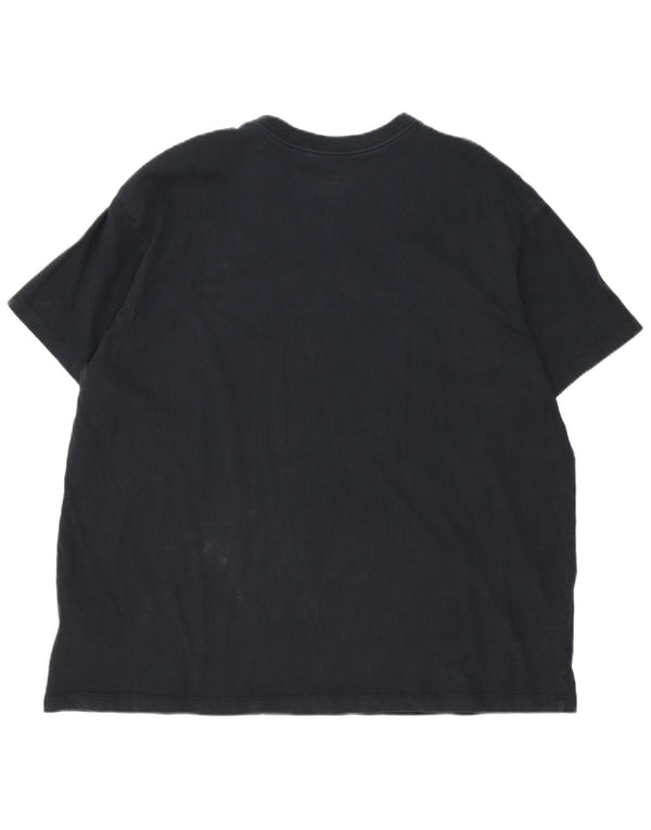 Nike Herren Loose Fit T-Shirt Top 2XL Schwarz Baumwolle