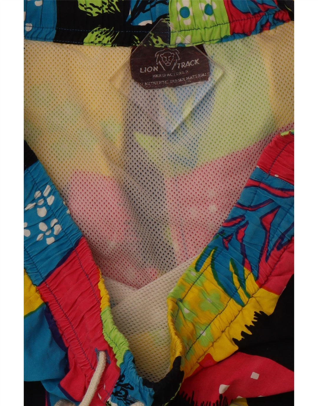 VINTAGE Herren Badeshorts Medium Mehrfarbig geblümt