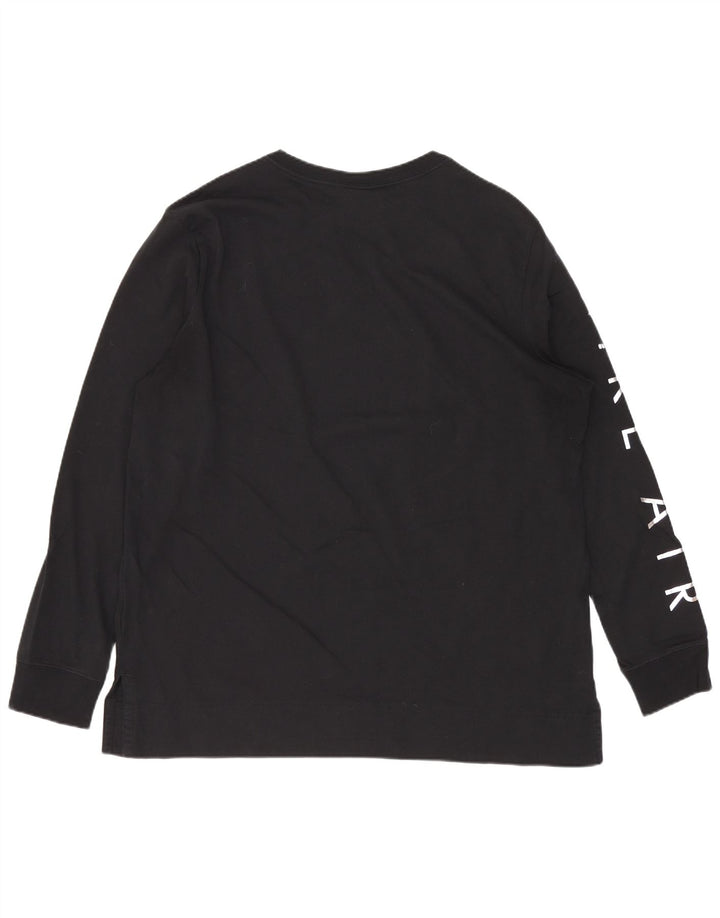 Nike Herren Graphic Top Langarm Large Schwarz