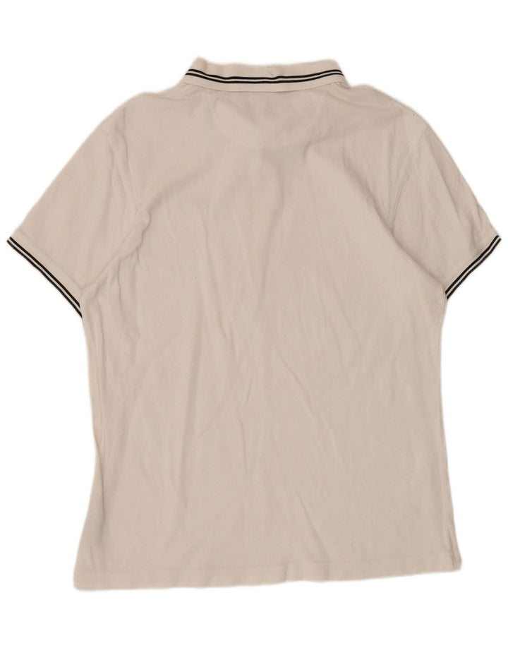 Barbour Herren-Poloshirt, große weiße Baumwolle