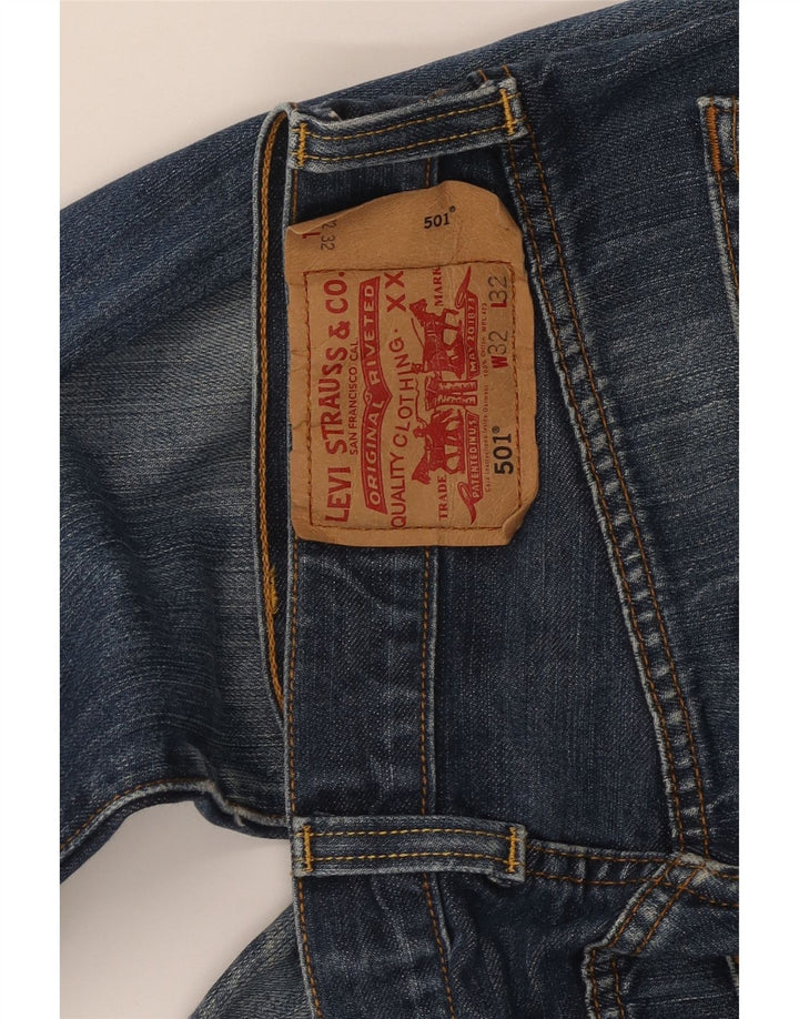 Levi's Herren 501 Straight Jeans W32 L32 Blau