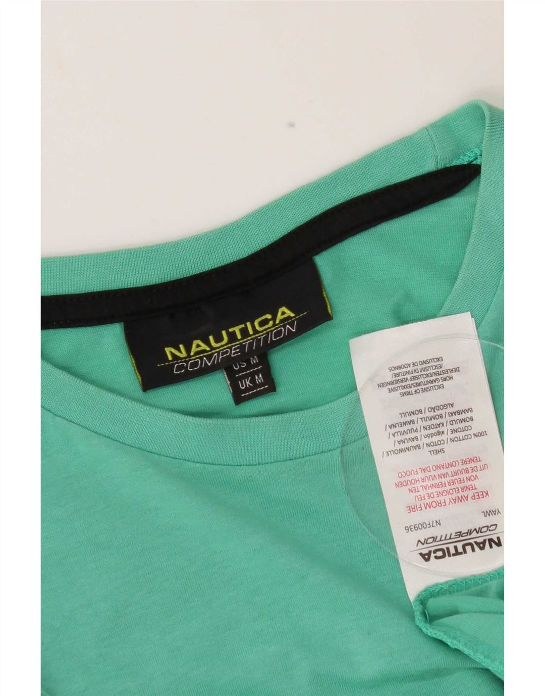 Nautica Herren-T-Shirt mit Grafik, mittelgrüne Baumwolle