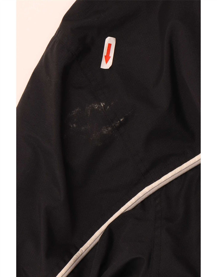 Nike Herren Graphic Hooded Windbreaker Jacke UK 42/44 Large Schwarz Polyester