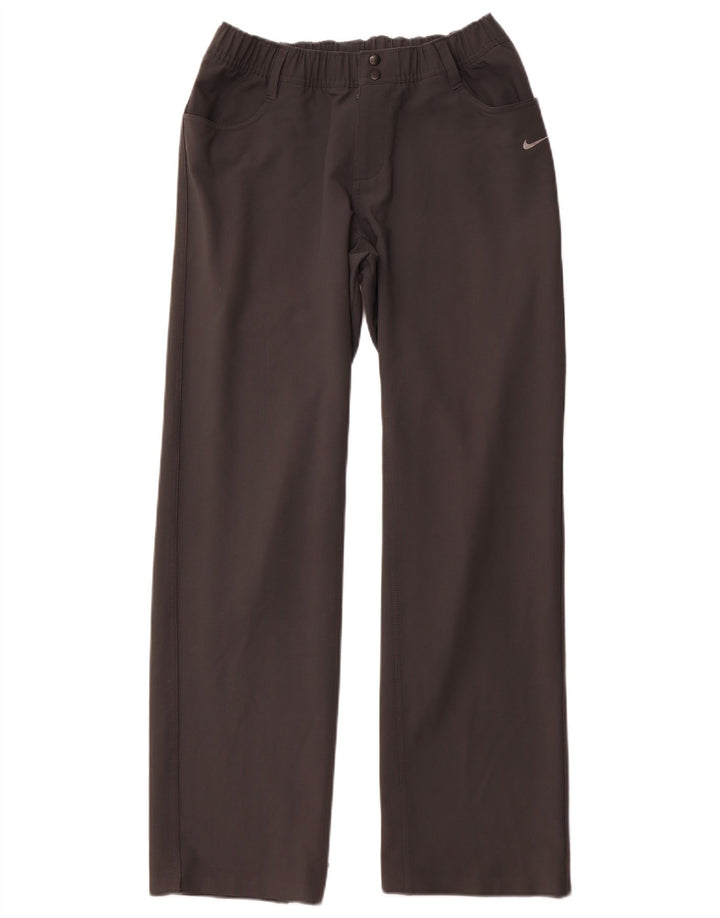 NIKE Herren-Dri-Fit-Straight-Freizeithose, Größe S, W27, L31, Grau, Polyester