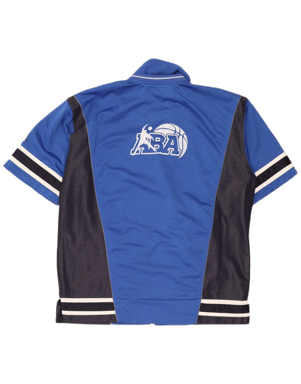 Champion Herren Graphic Kurzarm-Trainingsoberteil, Jacke, XL, Blau, Farbblock