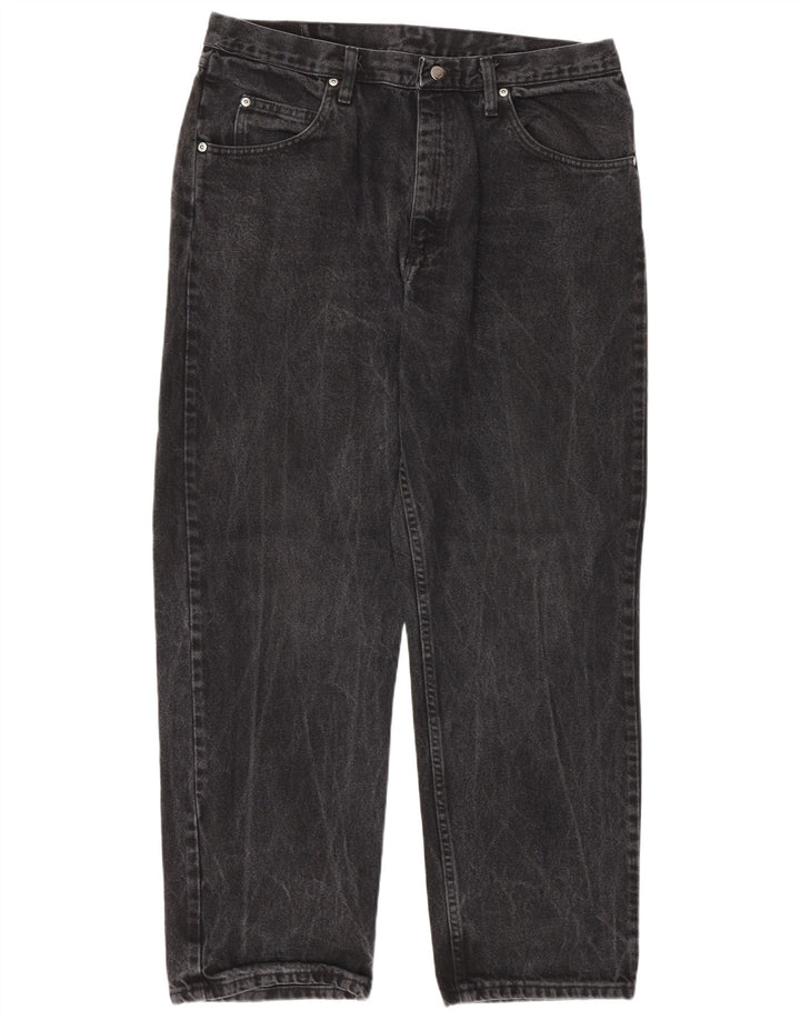 Wrangler Herren Relaxed Fit Straight Jeans W36 L30 Graue Baumwolle