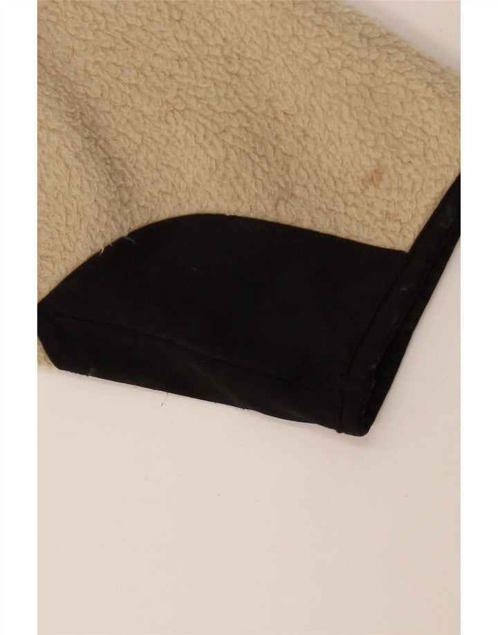 FILA Herren Fleecejacke UK 36 Small Beige Colourblock Polyester