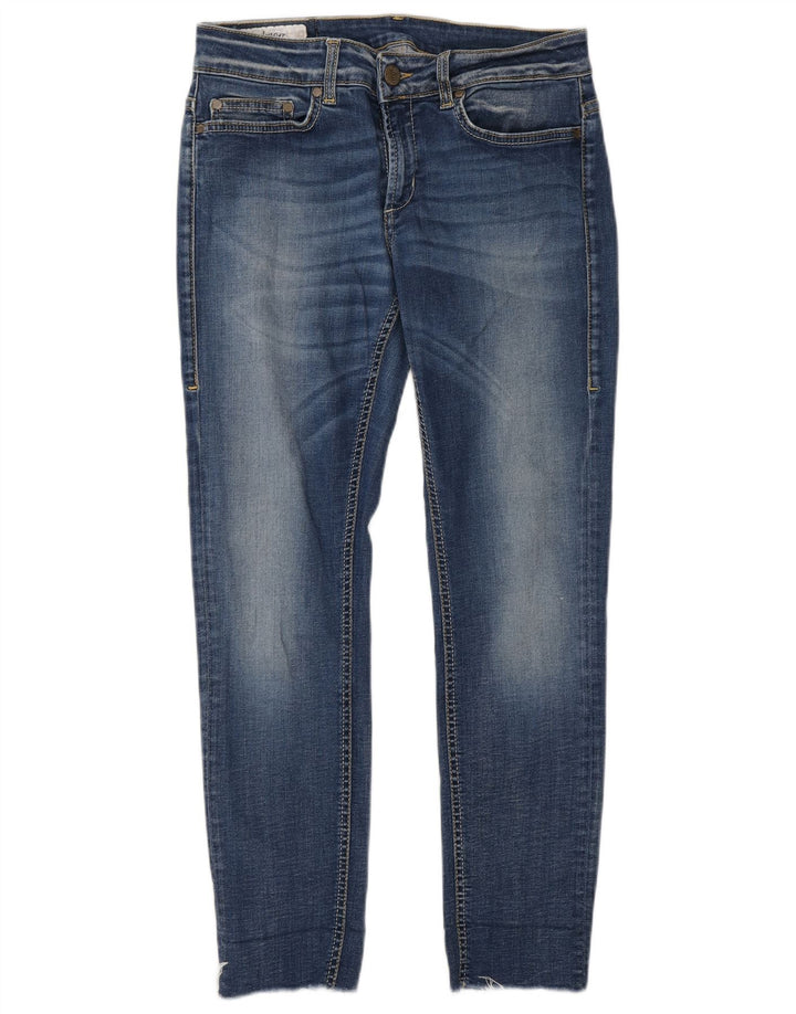 Dondup Damen Slim Jeans W29 L27 Blaue Baumwolle