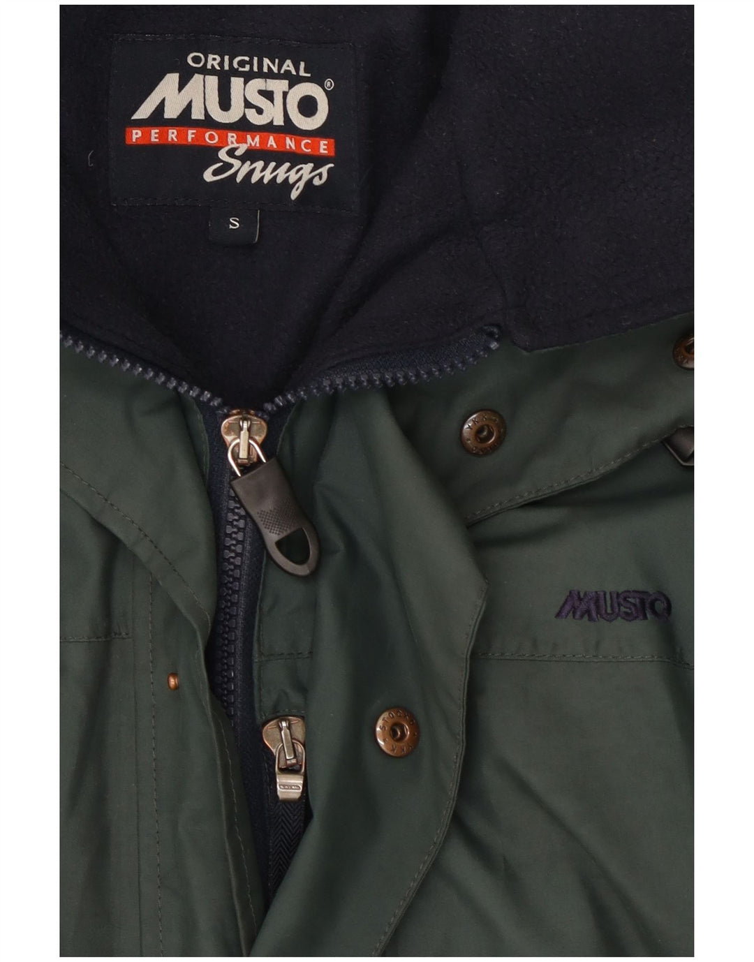 Musto Herren Performance Utility Jacke UK 36 Small Grün Polyester