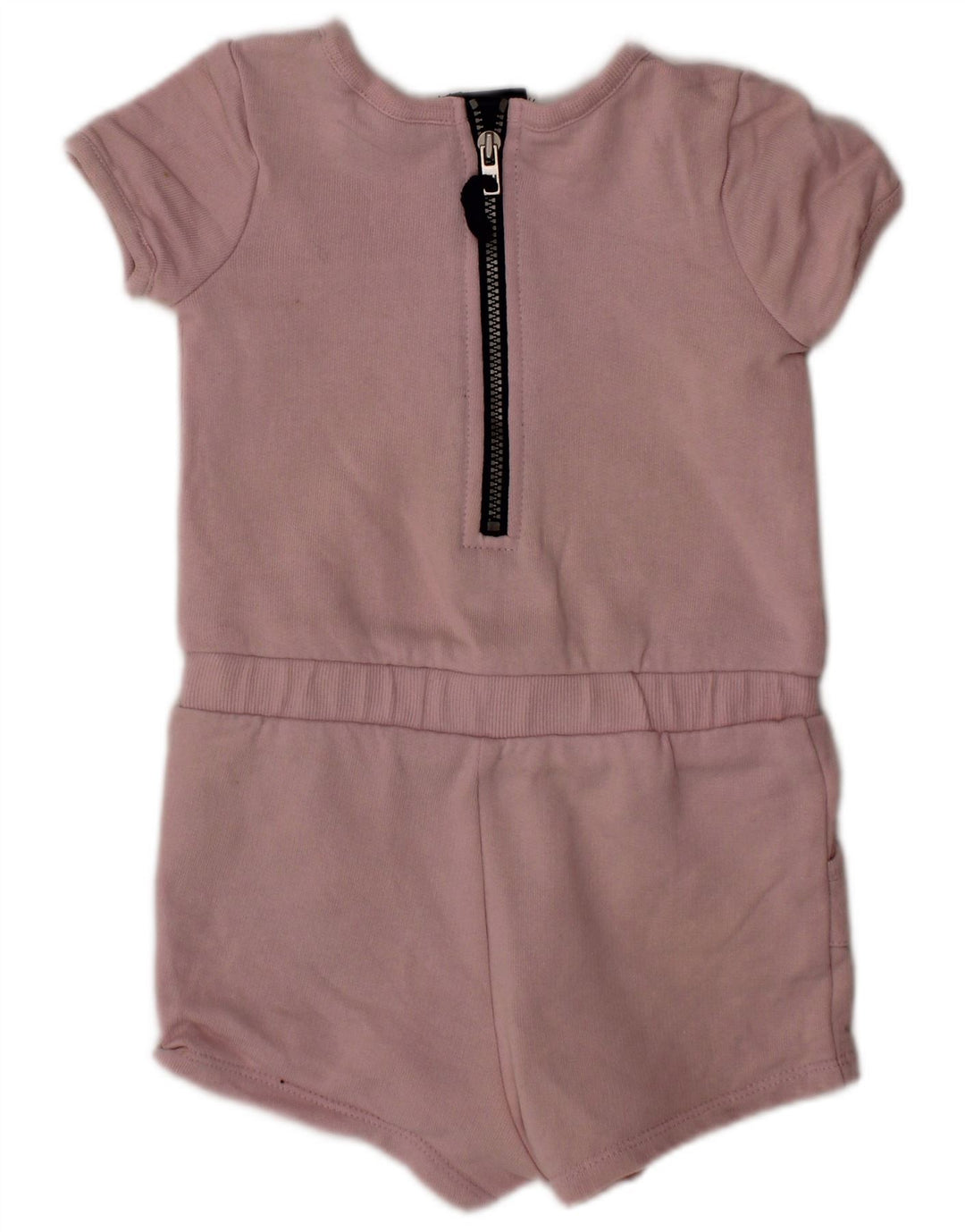 TOMMY HILFIGER Baby-Mädchen-Spielanzug, 6–9 Monate, rosa gestreift, Baumwolle