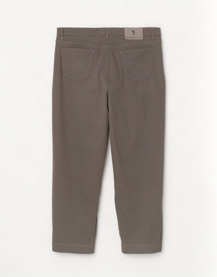 Trussardi Kurz geschnittene Damenhose W34 L24 Grau
