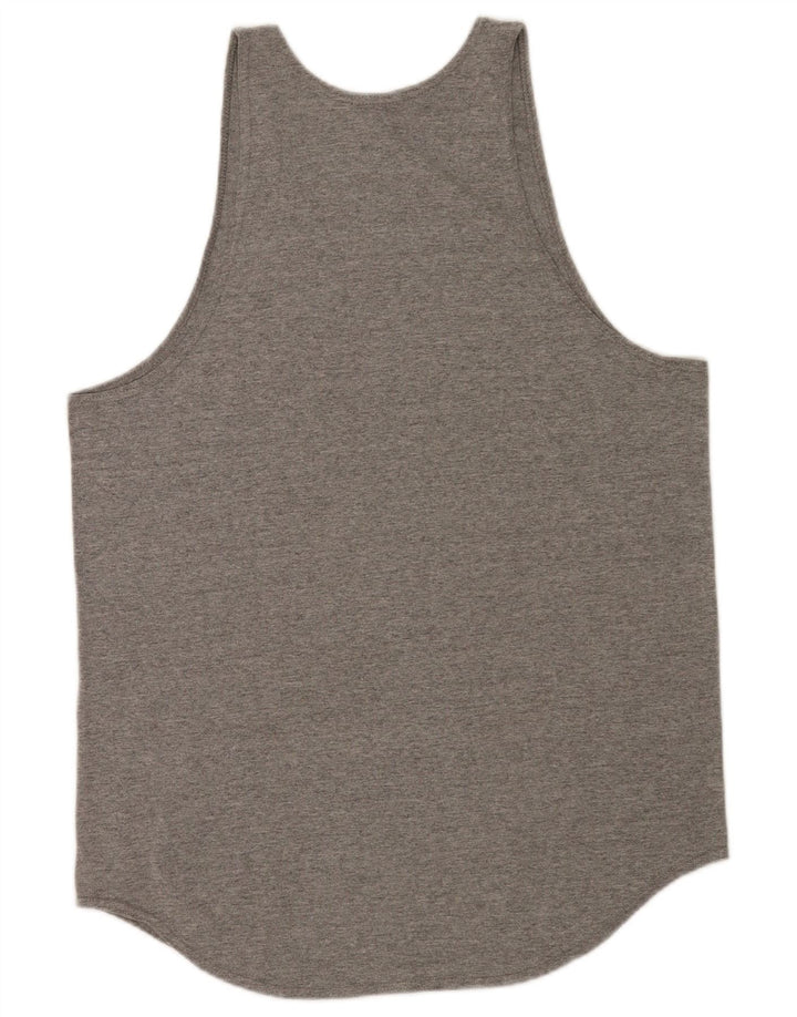 Russell Athletic Herren Grafik-Weste Top XL Grau Polyester