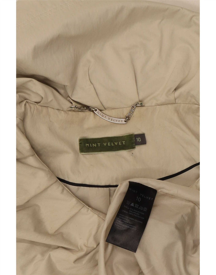 MINT VELVET Damen-Parka-Jacke, übergroß, Gr. 10, Größe S, Beige, Polyester