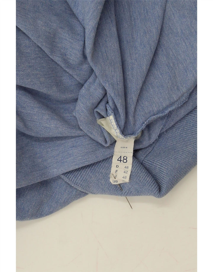 SERGIO TACCHINI Mens Polo Shirt IT 48 Medium Blue Vintage Sergio Tacchini and Second-Hand Sergio Tacchini from Messina Hembry 