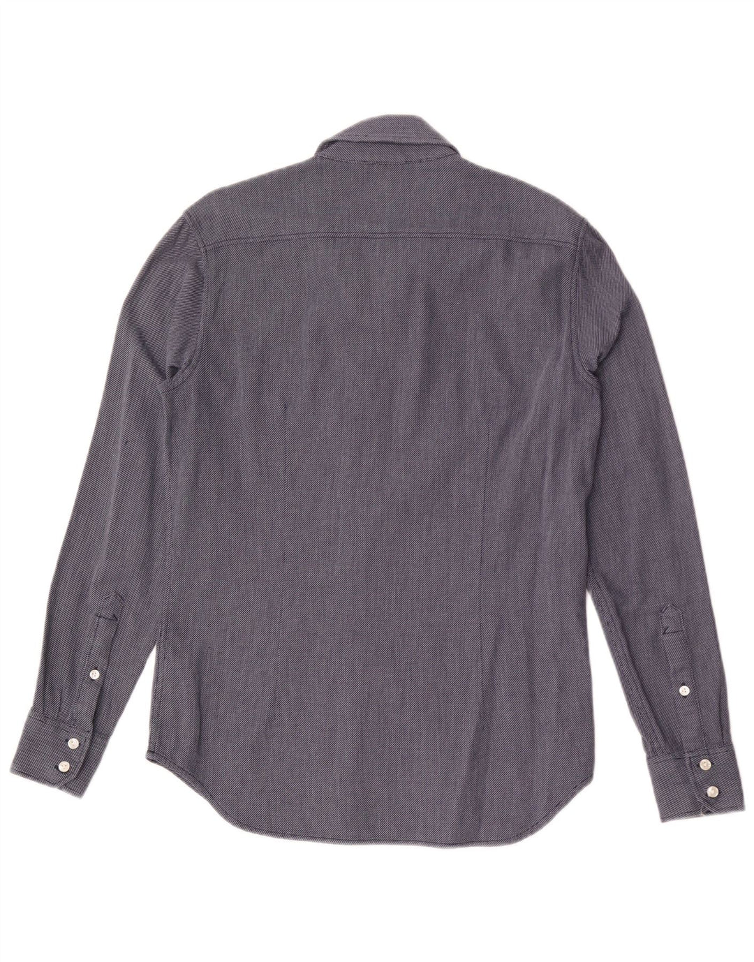 G-Star Herrenhemd Mittelblaue geometrische Baumwolle