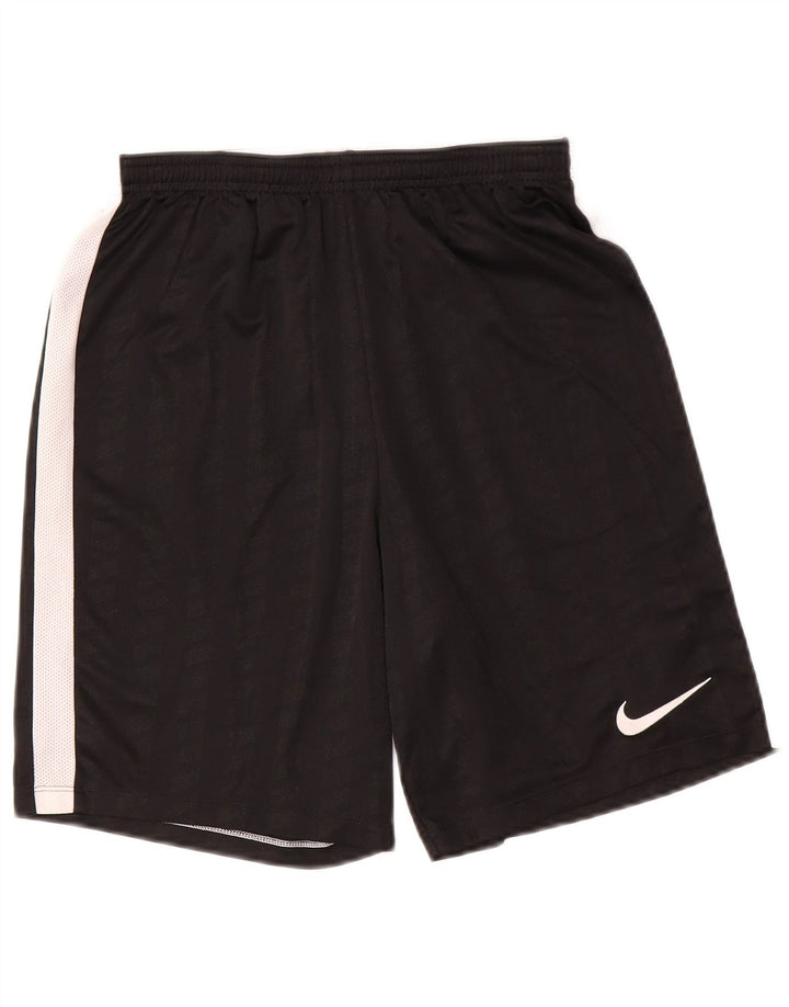 NIKE Mens Dri Fit Sport Shorts Medium  Black Colourblock Polyester