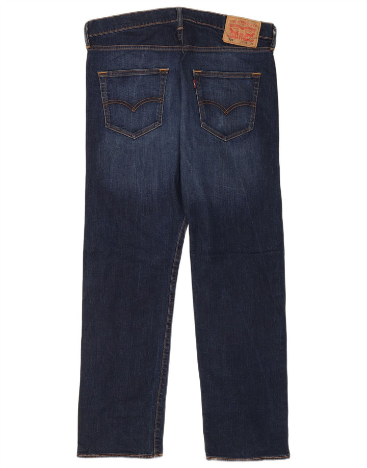 Levi's Herren 501 Straight Jeans W34 L30 Marineblau