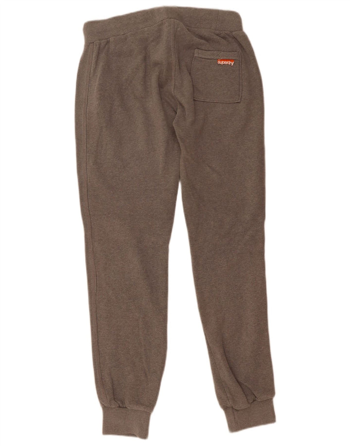 Superdry Damen-Trainingshose, Jogginghose, UK 14, mittelgrau meliert
