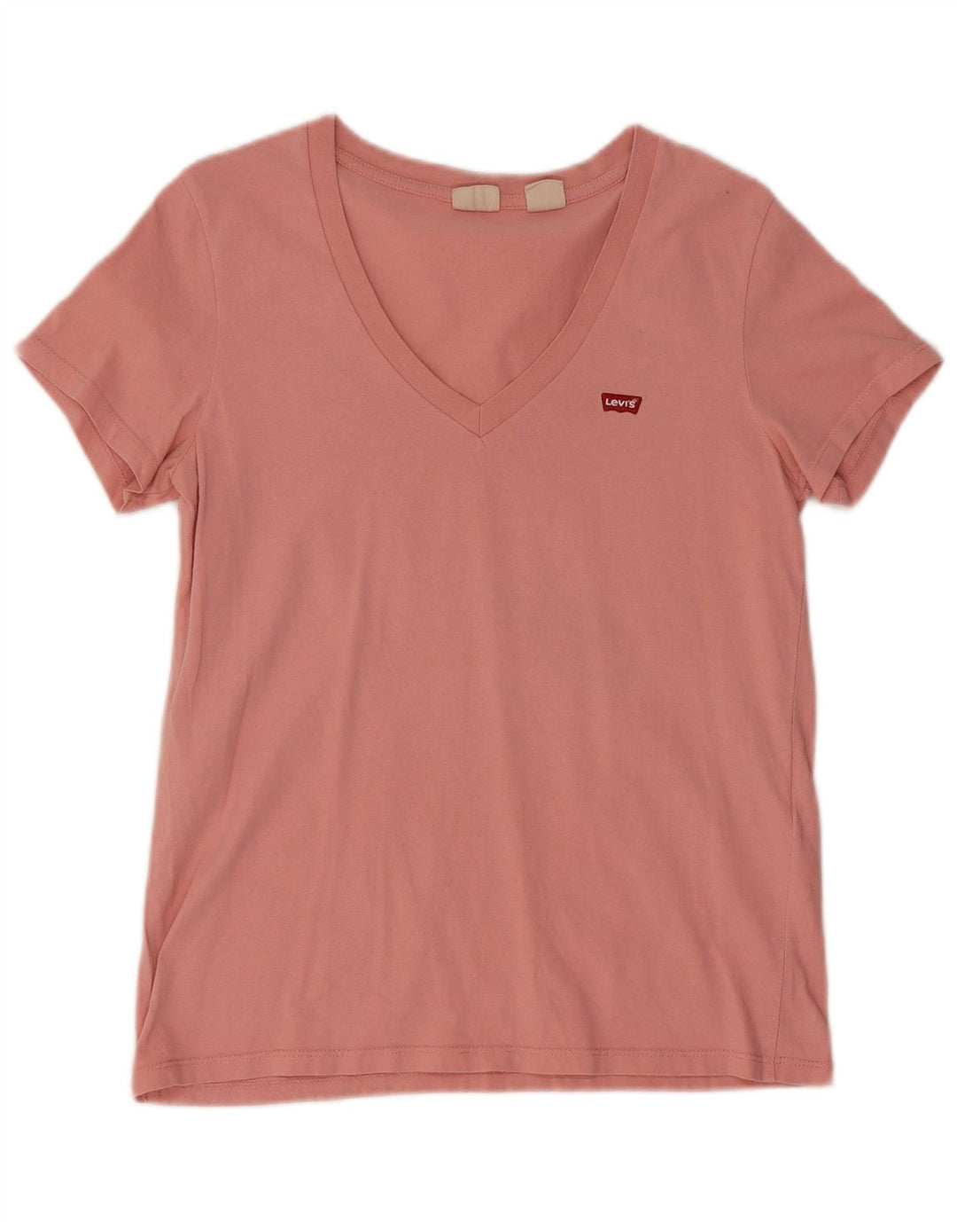 Levi's Damen T-Shirt Top UK 10 Small Rosa Baumwolle