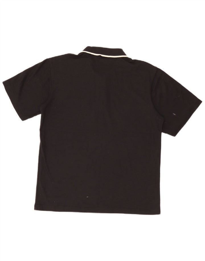 Umbro Herren Poloshirt Medium Schwarz Polyester