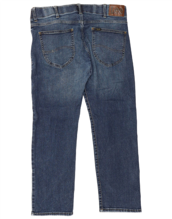 Lee Herren Straight Jeans W34 L27 Blau