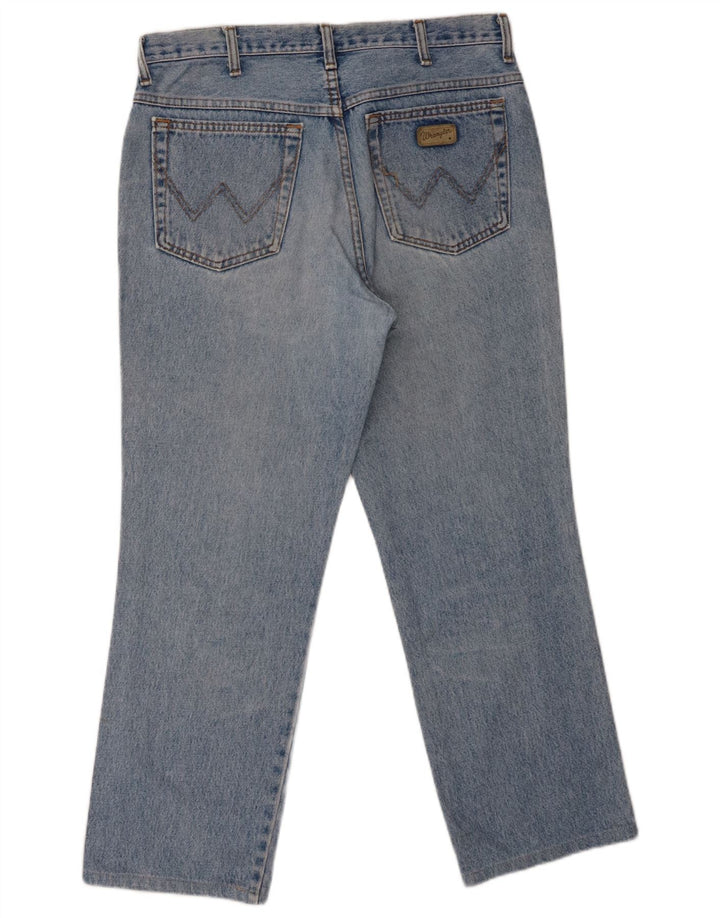 Wrangler Herren Texas Straight Jeans W35 L27 Blaue Baumwolle