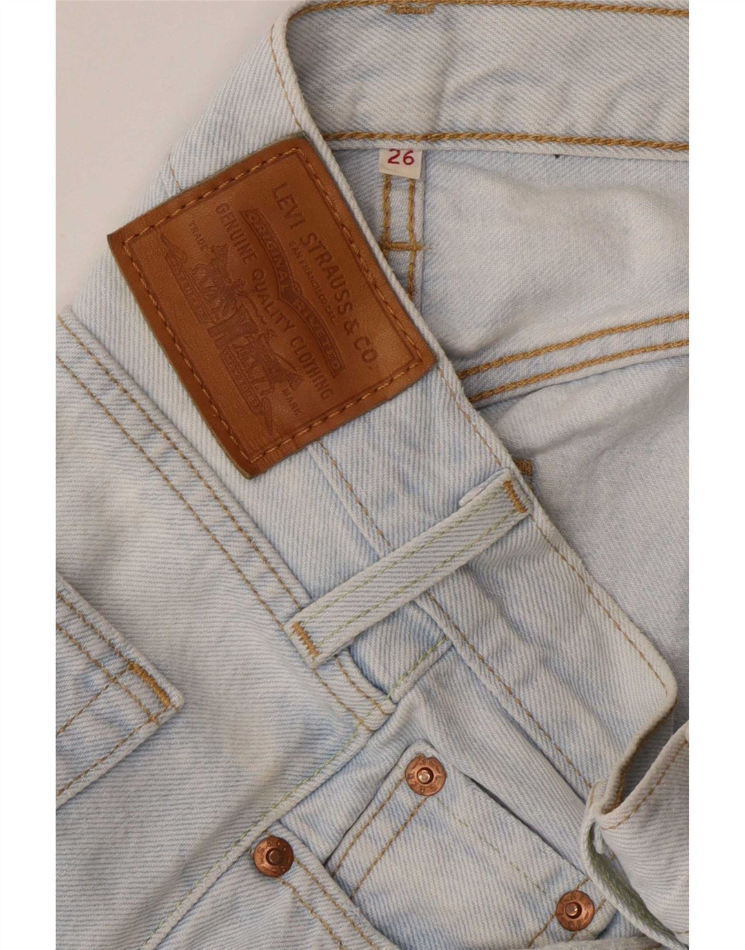 Levi's Damen Jeansrock W26 Small Blau
