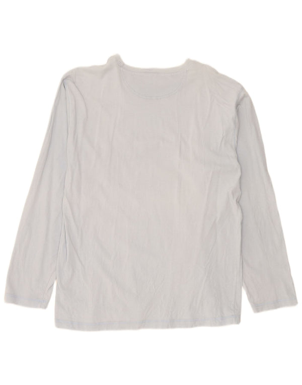 Champion Herren Graphic Top Langarm XL Blau Baumwolle